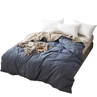 a类水洗棉加大棉被套220240cm230250cm2米x2米3纯棉单件被罩