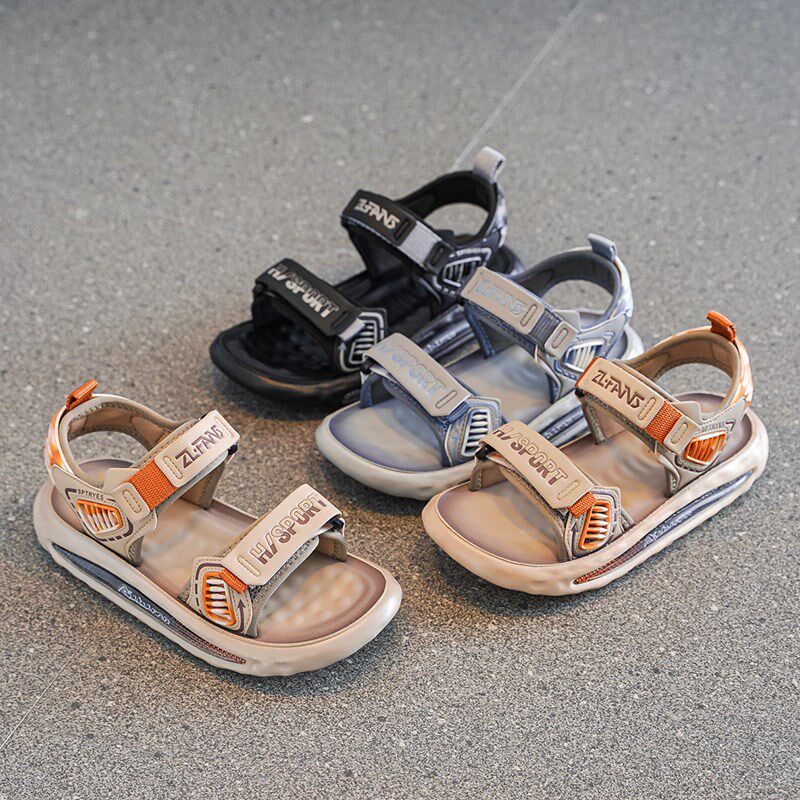 儿童凉鞋男童防滑防臭2025新款夏季轻便男宝鞋子外穿小男孩沙滩鞋