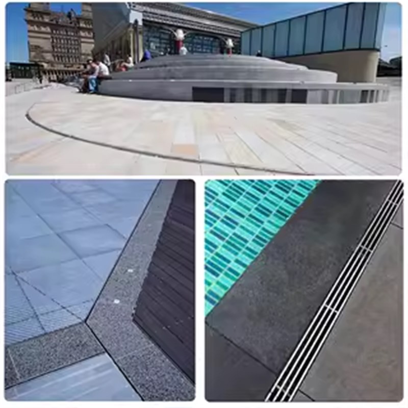 304定制不锈钢线性排水沟盖板隐形直排弧形写字楼下水道沟槽水篦