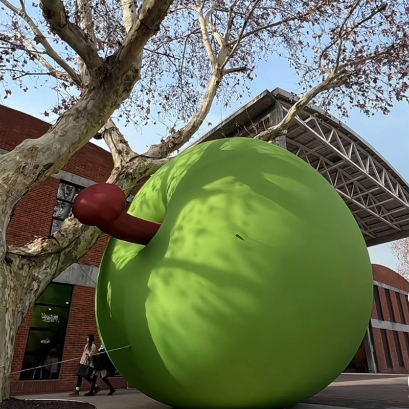 定制充气卡通水果蔬菜气模西瓜菠萝草莓橙子模型行走人偶农场活动