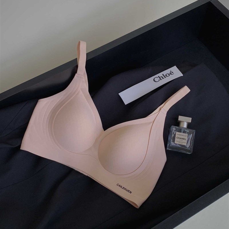 双重提拉果冻条软支撑无痕内衣女生小胸聚拢显大无钢圈文胸固定杯