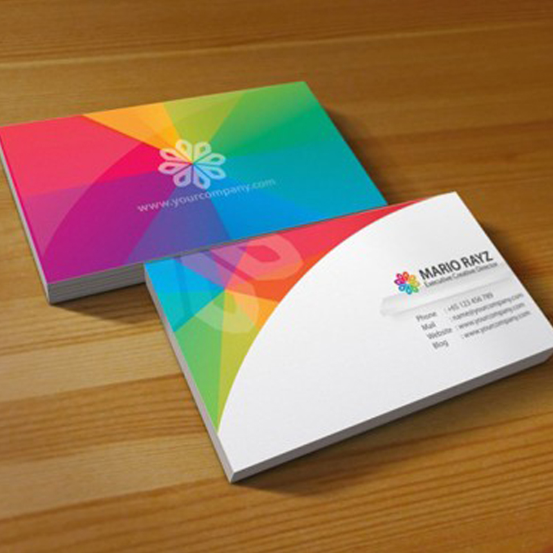 定制彩色名片印刷卡片制作私人定制