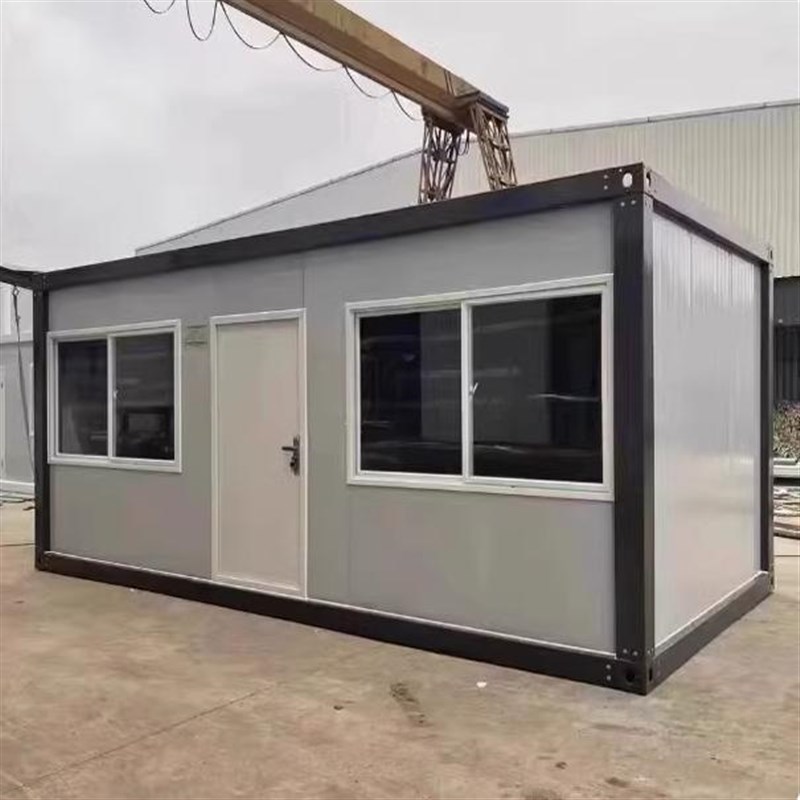 移动房住人集装箱屋简易组装可拆卸彩钢工地宿舍办公室活动板房