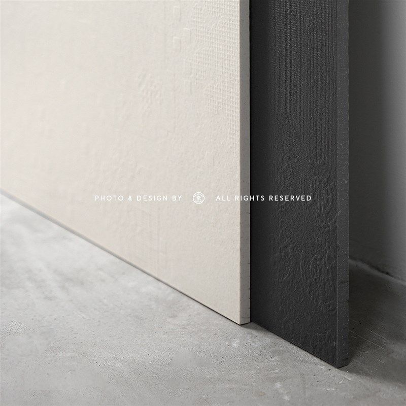 法式黑色哑光浮雕刺绣壁纸瓷砖卫生间浴室奶油色微水泥墙砖仿古砖