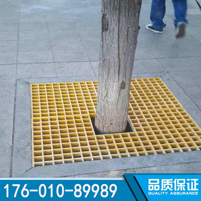 树篦子玻璃钢格栅树池篦子网格市政园林树坑树穴树围护树盖板塑料