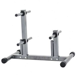 杠铃哑铃片杆大孔小孔存储放置架家L用保管架收纳整理架