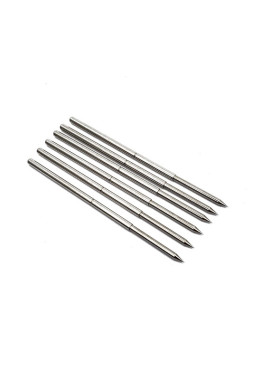 (100支)55mm长尖头三尖头 y1353L 银色加长探针 测试针 弹簧针