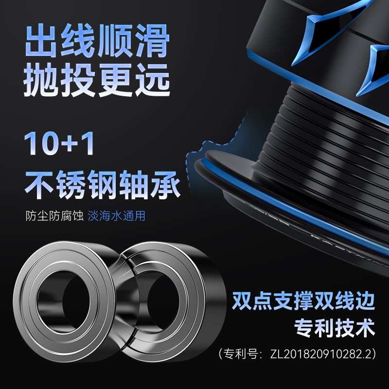 【大漠叔叔】卡斯丁斯巴达3远投纺车轮泛用路亚浅线杯海钓渔线轮