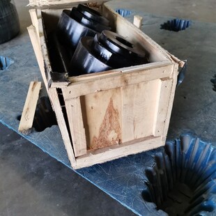 护栏打桩机配件方管桩圆u管桩打桩头打桩杆桩帽铁饼钎杆整套定制