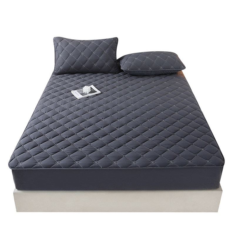 纯棉单件床笠1.2/1.35/1.5m1.8米2x2.2全棉夹棉床罩1.9床垫套2.0m