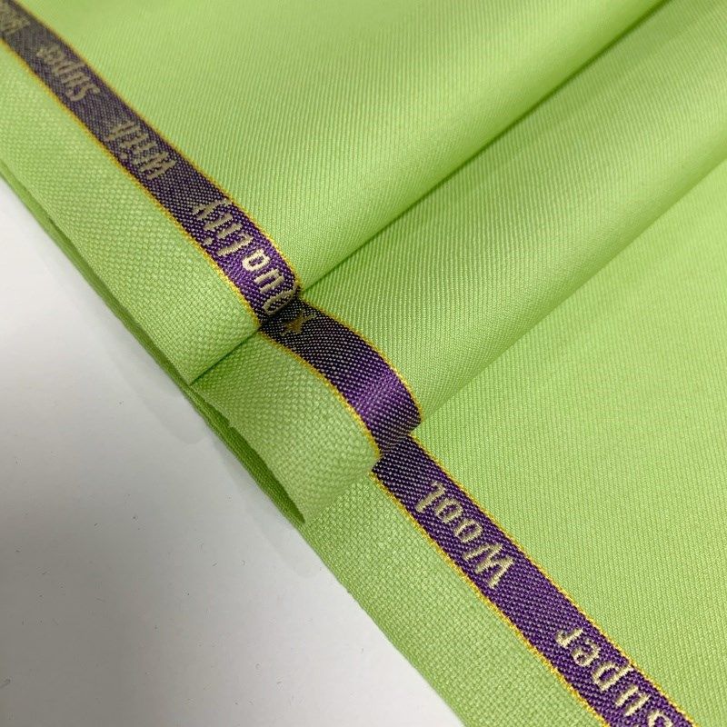 高端春秋羊毛西服面料彩色抗皱毛涤男女士西装面料斜纹哔叽裤子料