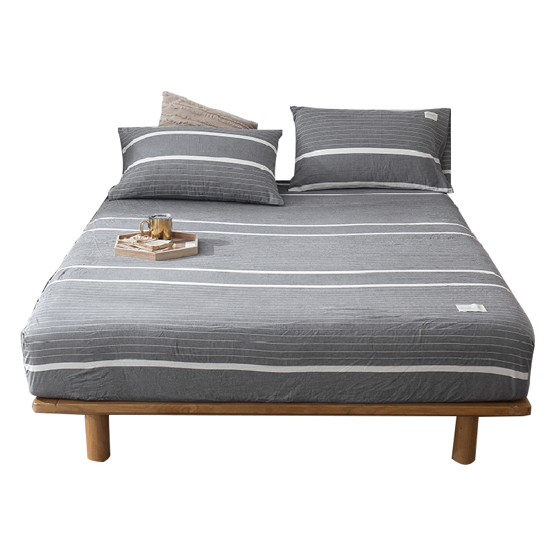 A类床笠单件水洗棉床罩纯棉加高保护罩防滑儿童乳胶床垫套定订制a