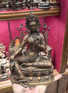 绿度母/绿度姆/度姆/度母/多吉度母/度母菩萨/23cm梵天佛堂摆件