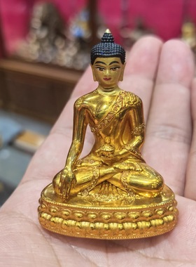 释迦牟尼佛/释迦佛/释迦牟尼/佛祖/悉达多/5cm金铜佛像梵天藏传
