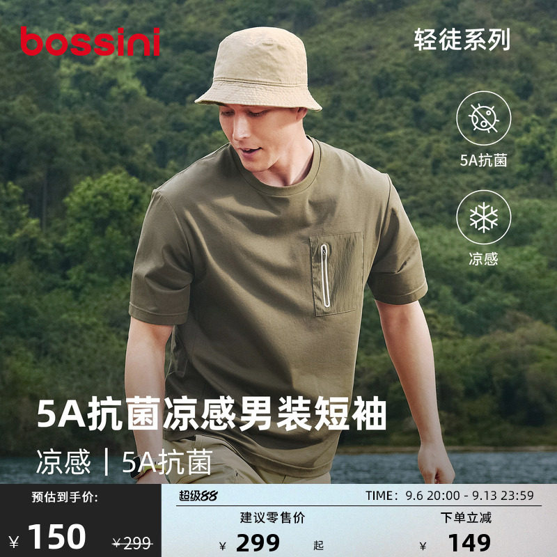 堡狮龙索罗娜凉感抗菌男运动T恤图片