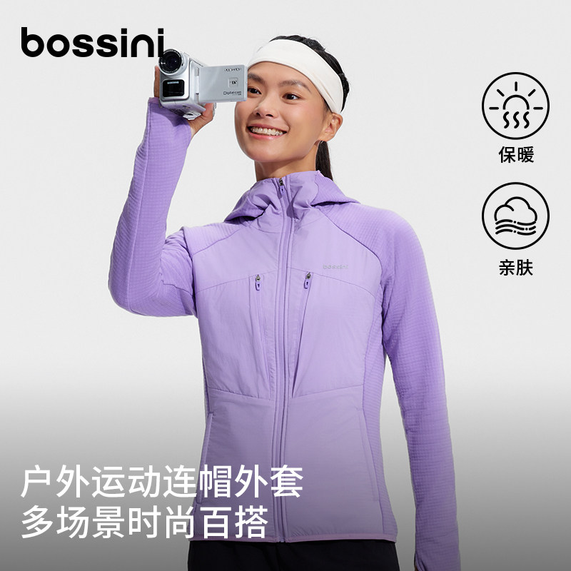 堡狮龙女款户外抓绒保暖骑行服图片