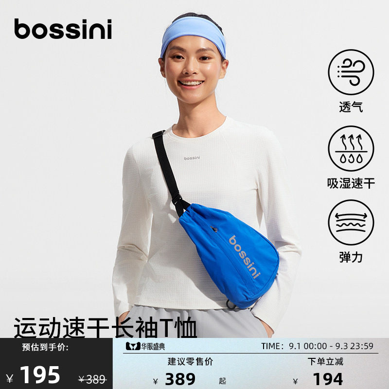 堡狮龙女款速干透气运动长袖T恤图片