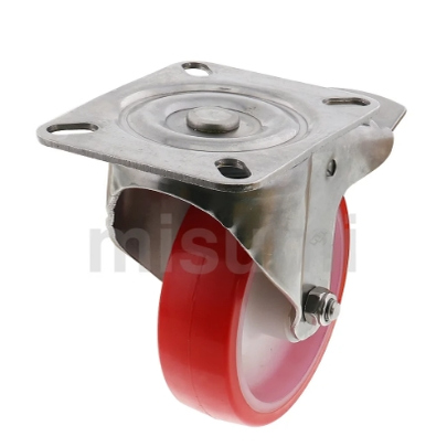 聚氨酯脚轮定向带刹轮子 C-CTHJ/100/150/125 万向CTHK/CTHS  -U