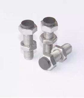 直销 TDB51带聚氨酯止动螺栓型 外六角型调整块缓冲止动 UST6-20