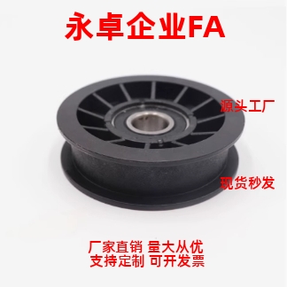 带法兰惰轮TPBSN38-15 40-20 45-20 TPCFN38-18 40-26平皮带惰轮