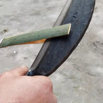 篾刀老式手工破竹刀砍竹刀竹编刀花竹刀直刀铁匠铺煅打柴刀破篾刀