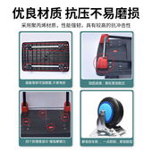 平板车小推车静音折叠手推车搬运车手推车家用拖货拉货乌龟便携