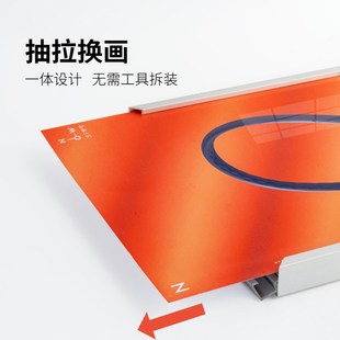 展板挂墙免打孔 金属相框 免拆海报框6080开启式 电梯广告框