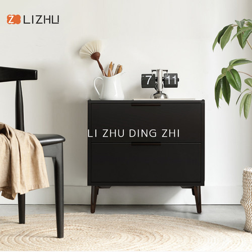 北欧四五斗柜日式卧室储物边柜客厅意式极简抽屉柜墙边收纳柜子