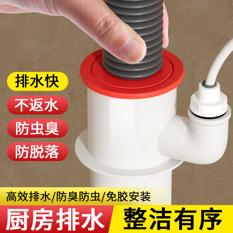 【漏水包退】当天发货厨房下水