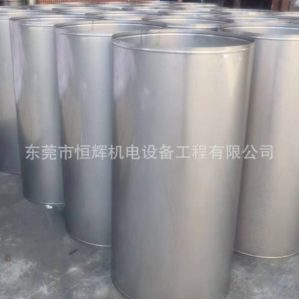 深圳双层预制式不锈钢烟囱 圆形方形双层保温通风管道