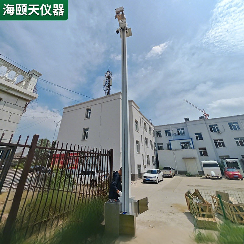 10米带滑到立杆智能感雨降尘采