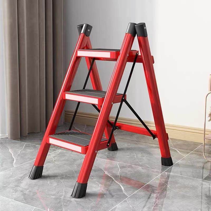 家用梯子折叠多功能伸缩加厚室内人字梯四步五步步梯楼梯小型便携