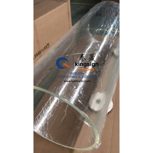 秦晟亚克力800MM直径 一次性浇铸透明管 PMMA高透有机玻璃大管