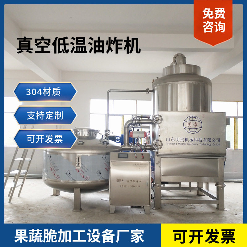 秀珍菇真空油炸机 水果蔬菜真空低温油炸机 香菇脆加工设备