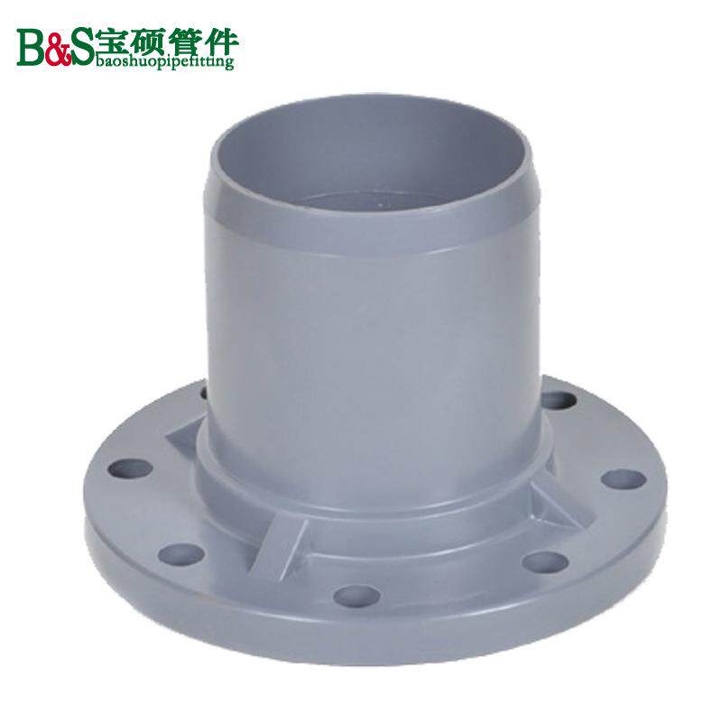 Φ63-Φ800插口法兰插盘短管乙管分体式活套钢塑管件