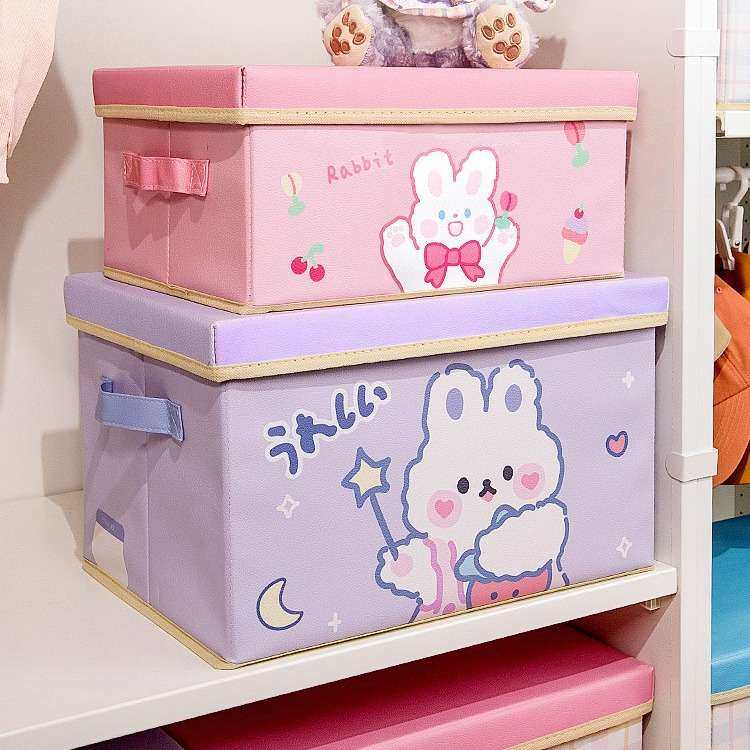 衣服收纳箱布艺折叠大容量家用防潮神器衣柜整理筐学生专用储物盒