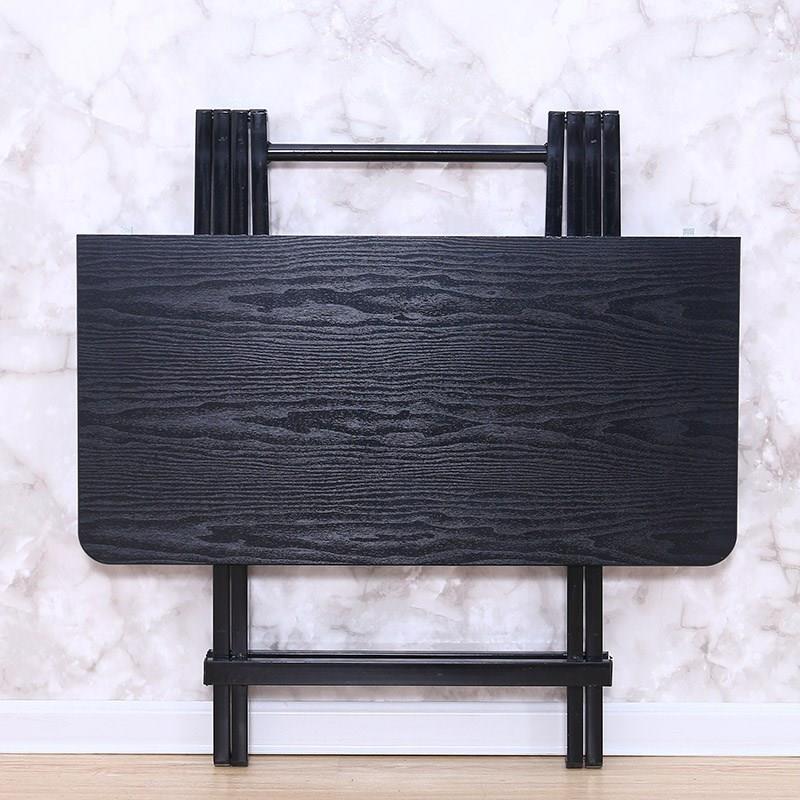 简易餐桌小饭桌子家用小型24人吃饭便携式折贴桌省空间折叠民