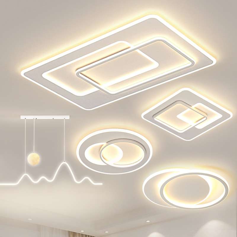 led吸顶灯现代简约大气护眼极简卧室房间主灯2023新款客厅灯