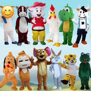 12生肖卡通人偶服装行走十二生肖人穿玩偶动物影视道具人物服饰