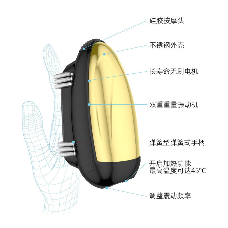 男士理发店用震动修面按摩器