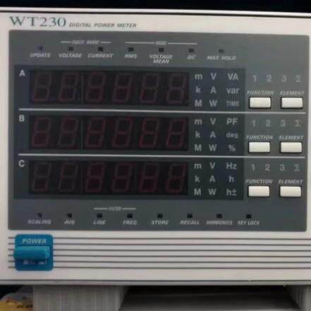 租售YOKOGAWA横河WT230/WT210/WT310数字三相功率计两通道带谐波