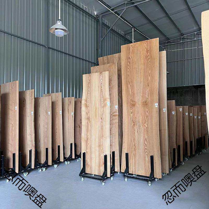 北蜡木板原木大板整板茶桌餐桌边柜沙发实木板台面板隔板桌板