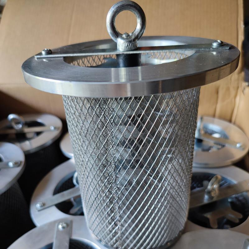 回油过滤器CW-D磁性滤芯润滑稀油站沉箱杂质吸附不锈钢滤网铝法兰