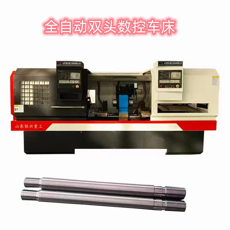 电力金具铝管锥度外螺纹双头车床