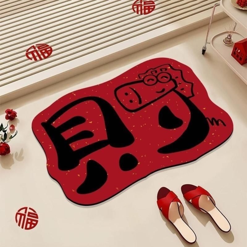 新年浴室吸水地垫硅藻泥防滑垫厕所防滑速干脚垫家用地毯,家庭/个人清洁工具,地垫,淘宝优惠券,粉丝福利购,淘宝优惠卷