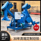 粮食破碎机自动进料除尘粉碎机小型对辊挤扁机酒厂用大曲粉碎机