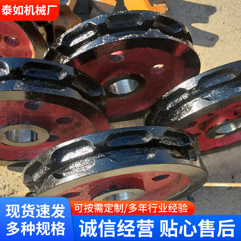 厂家供应锻打锰钢牛粪刮板机链轮加工铸造45#钢链轮转角轮