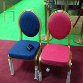 优质椭圆形靠背椅子 热销铝欧式 靠背餐椅 厂家直批