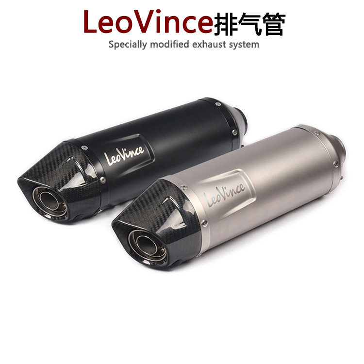 厂家直销摩托跑车MT09黄龙3/600NINJA400250改装leovince排气管