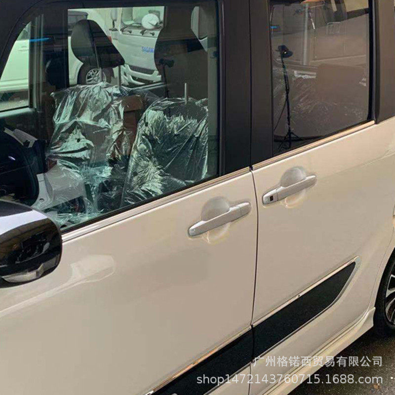 适用于19款大发TANTO车窗饰条改装汽车车窗304汽车不锈钢车窗饰条